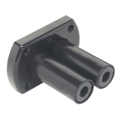 ULTRAFLEX Doppel-Schlauchdurchführung R8 106x68mm schwarz
