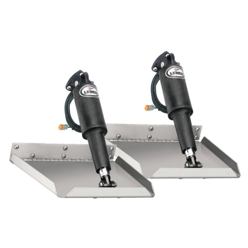 LENCO Trimmklappen Edge Mount Set lang 12V 300x230mm