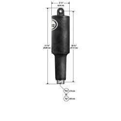 LENCO Trimmzylinder 101XD 12V Auge 7,9mm