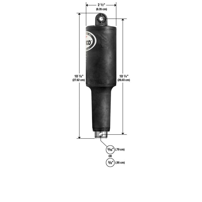 LENCO Trimmzylinder 101XDS kurz 12V Auge 7,9mm