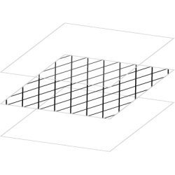 CONTENDER Fensterfolie mit PES-Fäden 137cm klar/schwarz