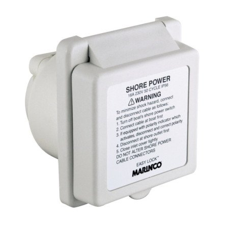 MARINCO NEMA L5 Einbau-Steckdose PES 230V 16A mit Deckel