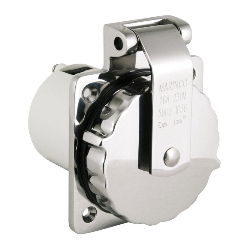 MARINCO NEMA L5 Einbau-Steckdose A4 230V 16A mit Schraubdeckel