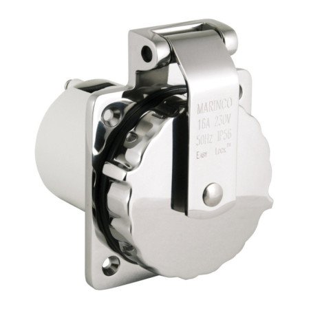 MARINCO NEMA L5 Einbau-Steckdose A4 230V 16A mit Schraubdeckel