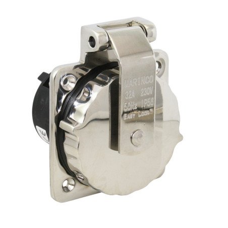 MARINCO Einbausteckdose NEMA A4 230V 32A mit Gehäuse
