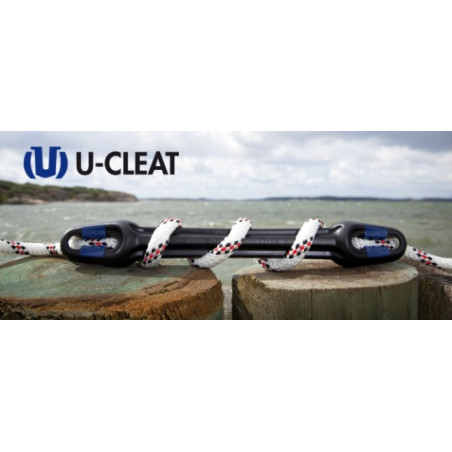 UNIMER Ruckdämpfer U-Cleat EPDM für Seil 16-20mm