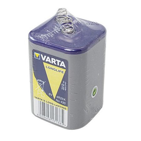 VARTA Blockbatterie 6V Typ 430, 4R25 für Echolote