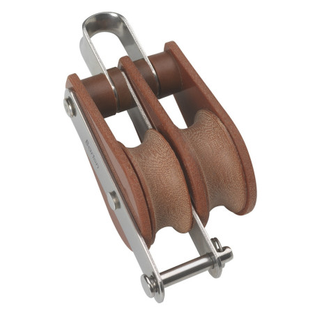 BARTON TUPHblox Doppelblock 30mm, Seil 10mm, Auge, Bügel