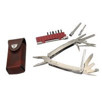 VICTORINOX Swiss Tool Spirit X Plus Ratchet im Leder-Etui, 36 Funktionen