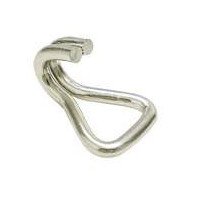 Gurtbandhaken Edelstahl für 25mm  Länge  60mm