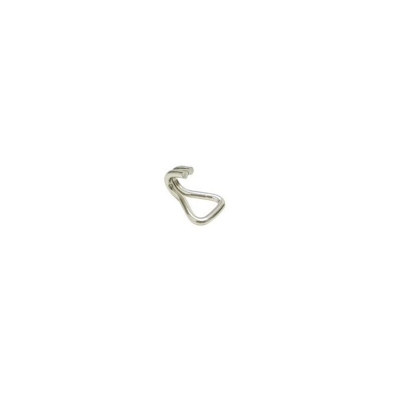Gurtbandhaken Edelstahl für 25mm  Länge  60mm