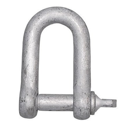 Rundschäkel verzinkt Pin 6mm 10St.
