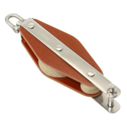 BARTON TUPHblox Violinblock 20/38mm, Seil 10mm, Wirbelschäkel, Bügel