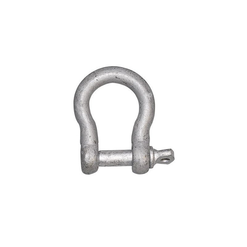 Rundschäkel geschweift verzinkt Pin 14mm 10St.