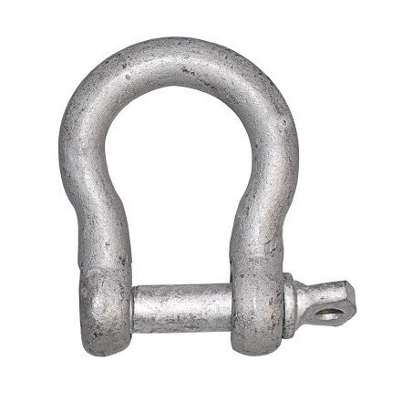 Rundschäkel geschweift verzinkt Pin 14mm 10St.