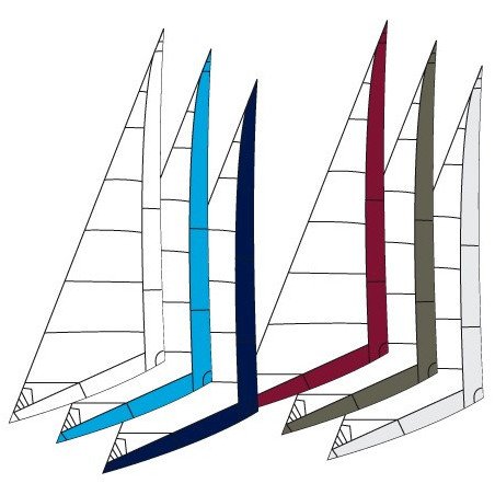 WEATHERMAX UV-Schutz Gewebe selbstkl. PES 50cm marineblau