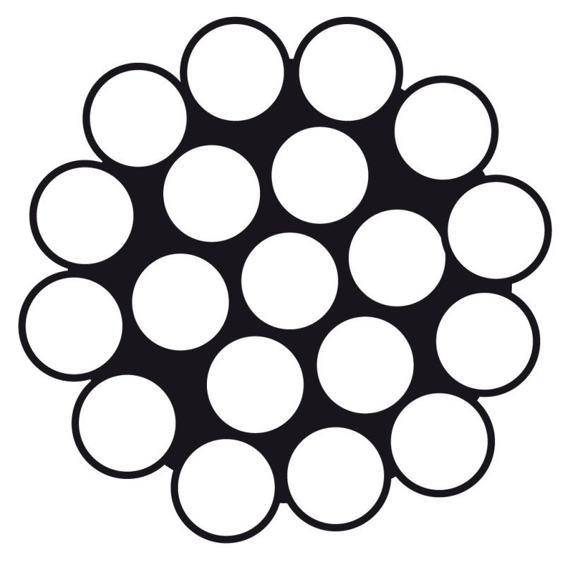 Drahtseil 1x19 A4 4mm 125m