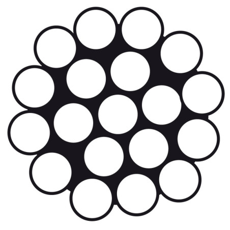 Drahtseil 1x19 A4 10mm 125m