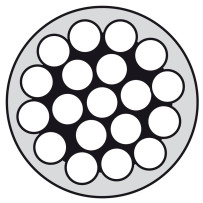 Drahtseil 1x19 A4 4/6mm PVC weiß ummantelt 125m