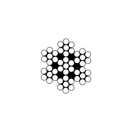 Drahtseil 7x7 A4 2,5mm 125m