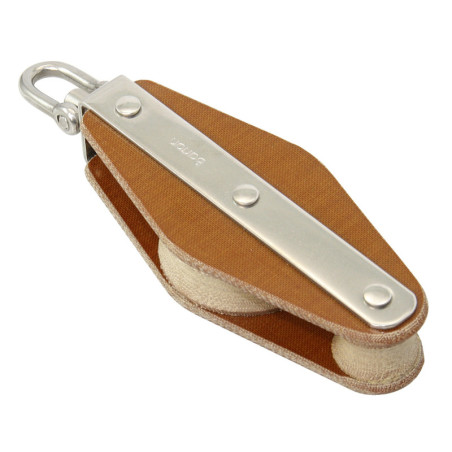 BARTON TUPHblox Violinblock 30/45mm, Seil 12mm, Wirbelschäkel, Bügel