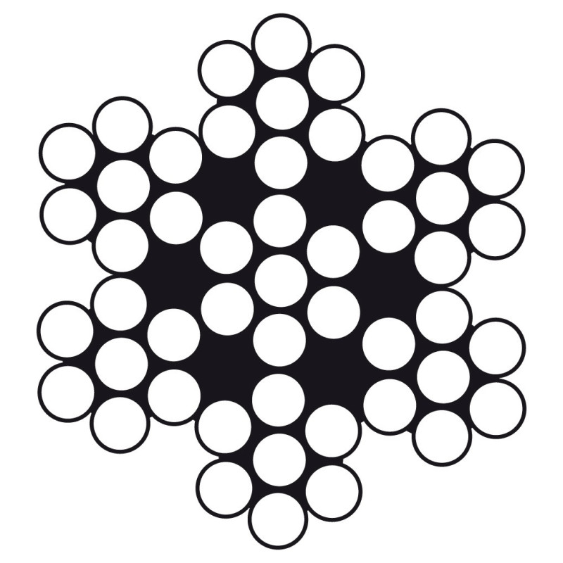 Drahtseil 7x7 A4 4mm 125m