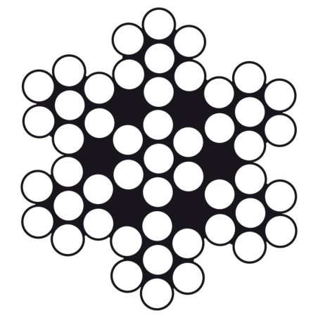 Drahtseil 7x7 A4 4mm 125m