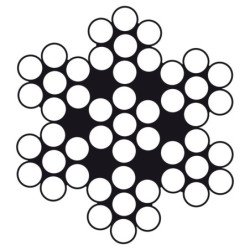 Drahtseil 7x7 A4 5mm 125m
