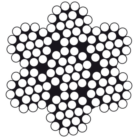 Drahtseil 7x19 A4 4mm