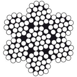 Drahtseil 7x19 A4 10mm 125m