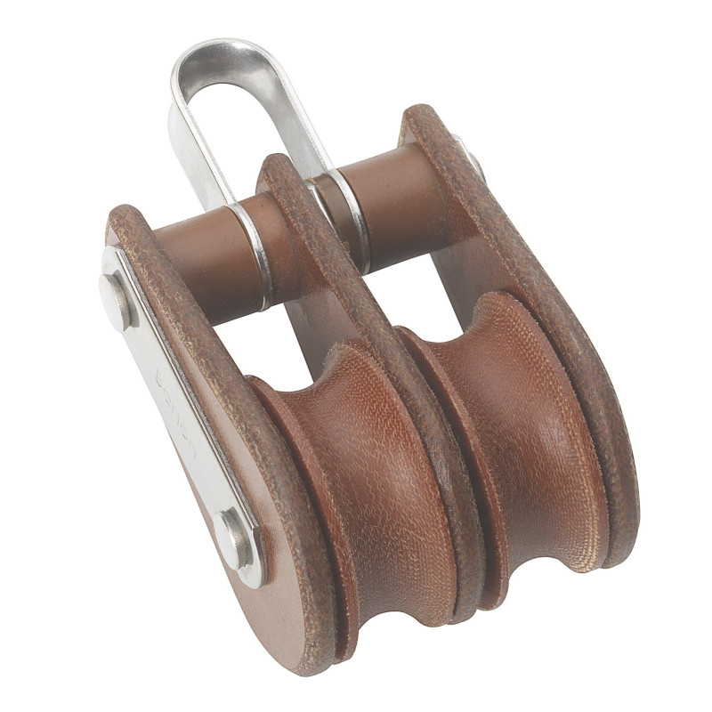 BARTON TUPHblox Doppelblock 45mm, Seil 13mm, Auge, Bügel