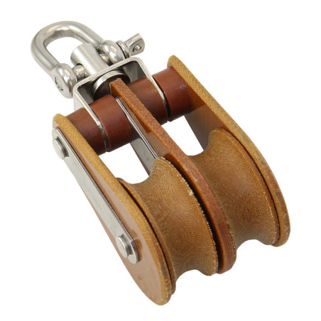 BARTON TUPHblox Doppelblock 45mm, Seil 13mm, Wirbelschäkel