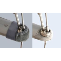 WATERLINE Salingschoner Leder/Neopren 105-154mm