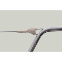 WATERLINE Scheuerschutz-Set Leder für Relingsdrahtenden ohne Ummantelung