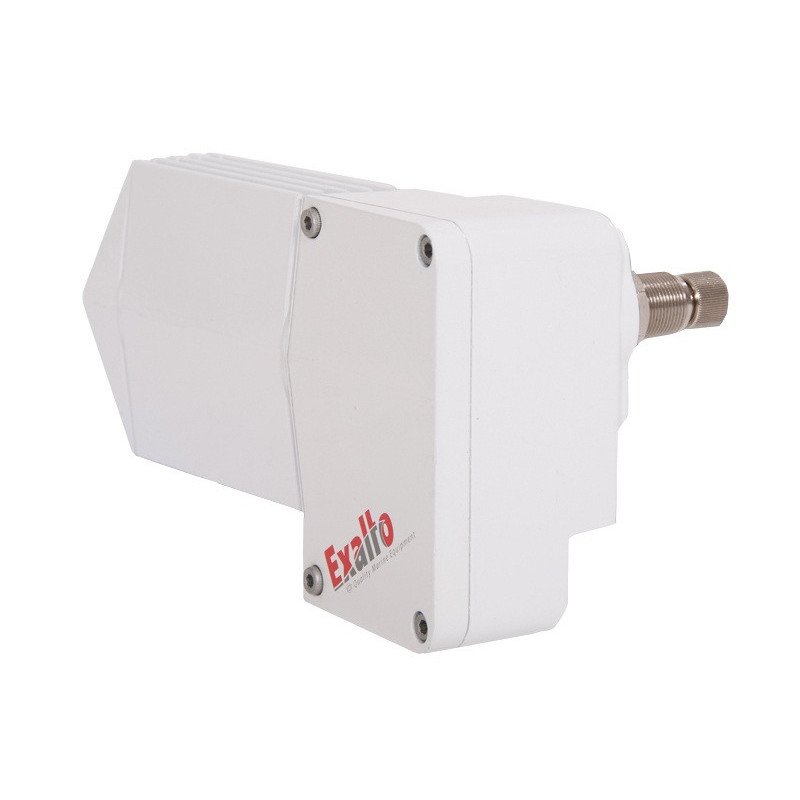 EXALTO Scheibenwischermotor LD 215BD 12V Schaft 50mm weiß