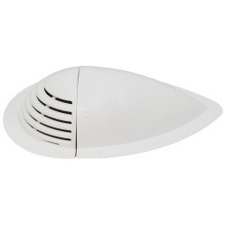 BOATVENT Persenninglüfter Aero S 2-tlg. Gummi zum Aufnähen, weiß