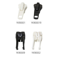 YKK Doppel-Schieber mit Autolock für Zackenreißverschl. Gr.10 POM schw 10St