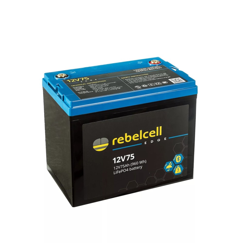 Rebelcell 12V75 EDGE LiFePO4-Akku