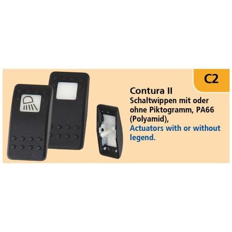 CARLING Wippschalter Contura II 'Anlegelicht'