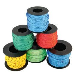 Flechtleine PES 4mm einfarbig 5x12m