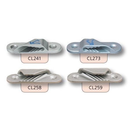 CLAMCLEAT Liekleinenklemme Racing Backbord Alu elox. Seil 3-6mm