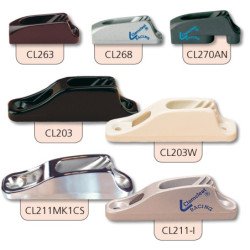 CLAMCLEAT Omega für Seil 3-6mm Alu harteloxiert SB-Pack