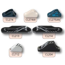 CLAMCLEAT Einbauklemme für Seil 3-5mm Alu