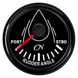 CN Ruderlage-Anzeige analog 12/24V 57mm schwarz