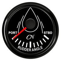 CN Ruderlage-Anzeige analog 12/24V 57mm schwarz