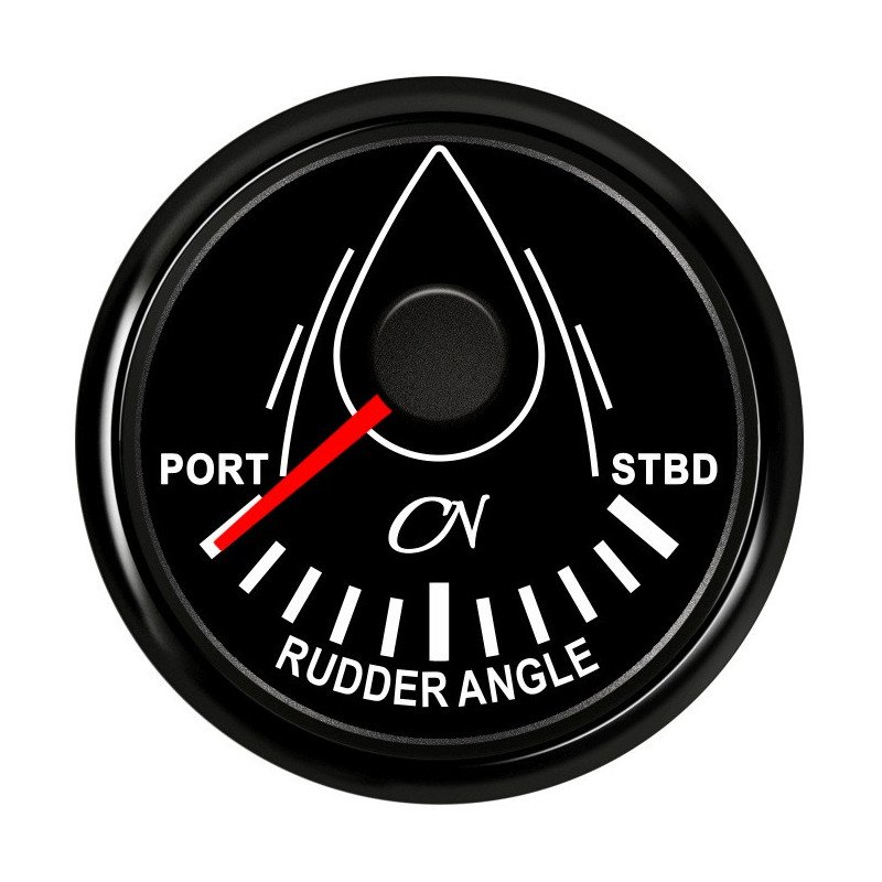 CN Ruderlage-Anzeige analog 12/24V 57mm schwarz