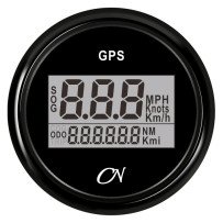 CN GPS-Tachometer digital 12/24V 57mm schwarz