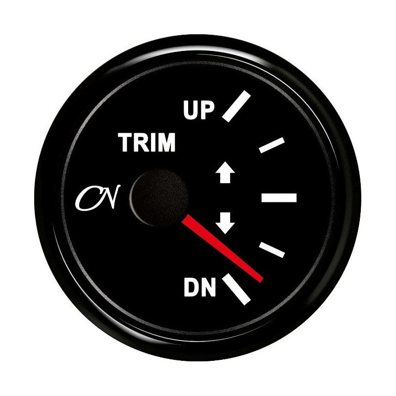 CN Trimm-Anzeige analog 12/24V 57mm Hoch/Runter schwarz