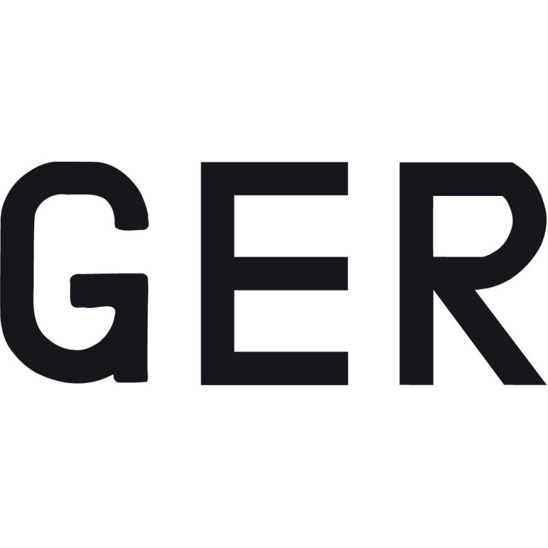 Segelnummer selbstkl. PES 235mm '1' schwarz 10St.