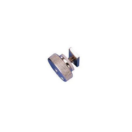 DAVIS Mastrutscher-Stopper mit Rändelmutter Alu/MsNi T-Profil 10mm